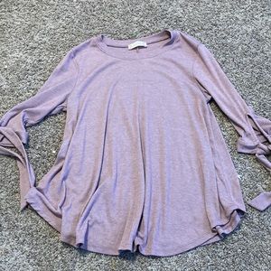 Altr'd State long sleeve shirt with tied arms